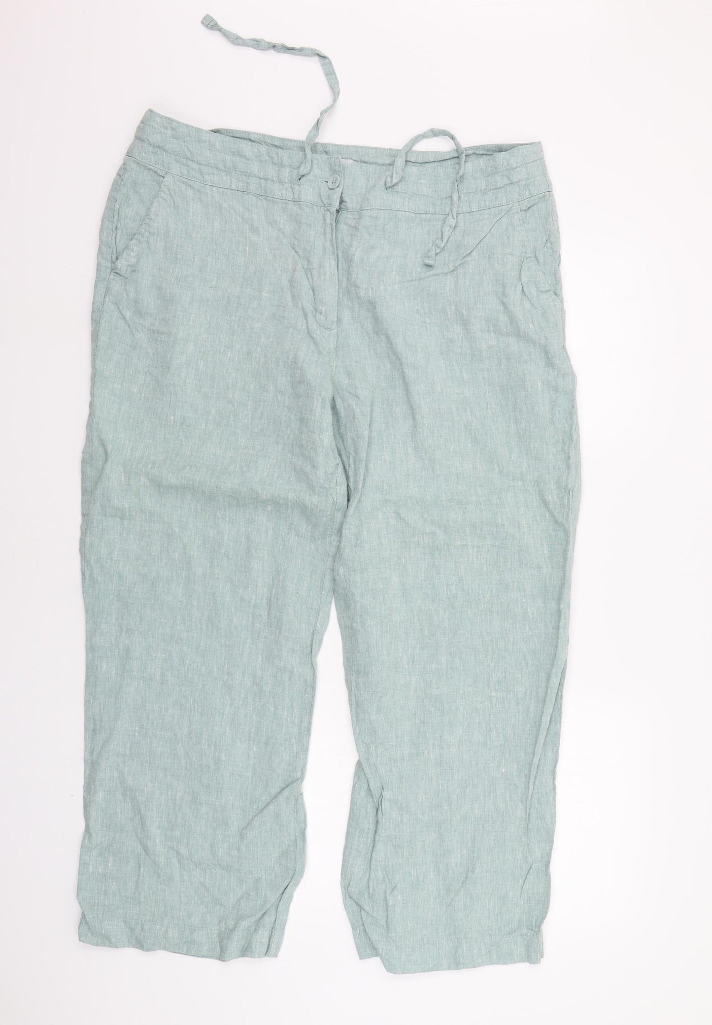 TU Womens Green   Trousers  Size 18 L25 in
