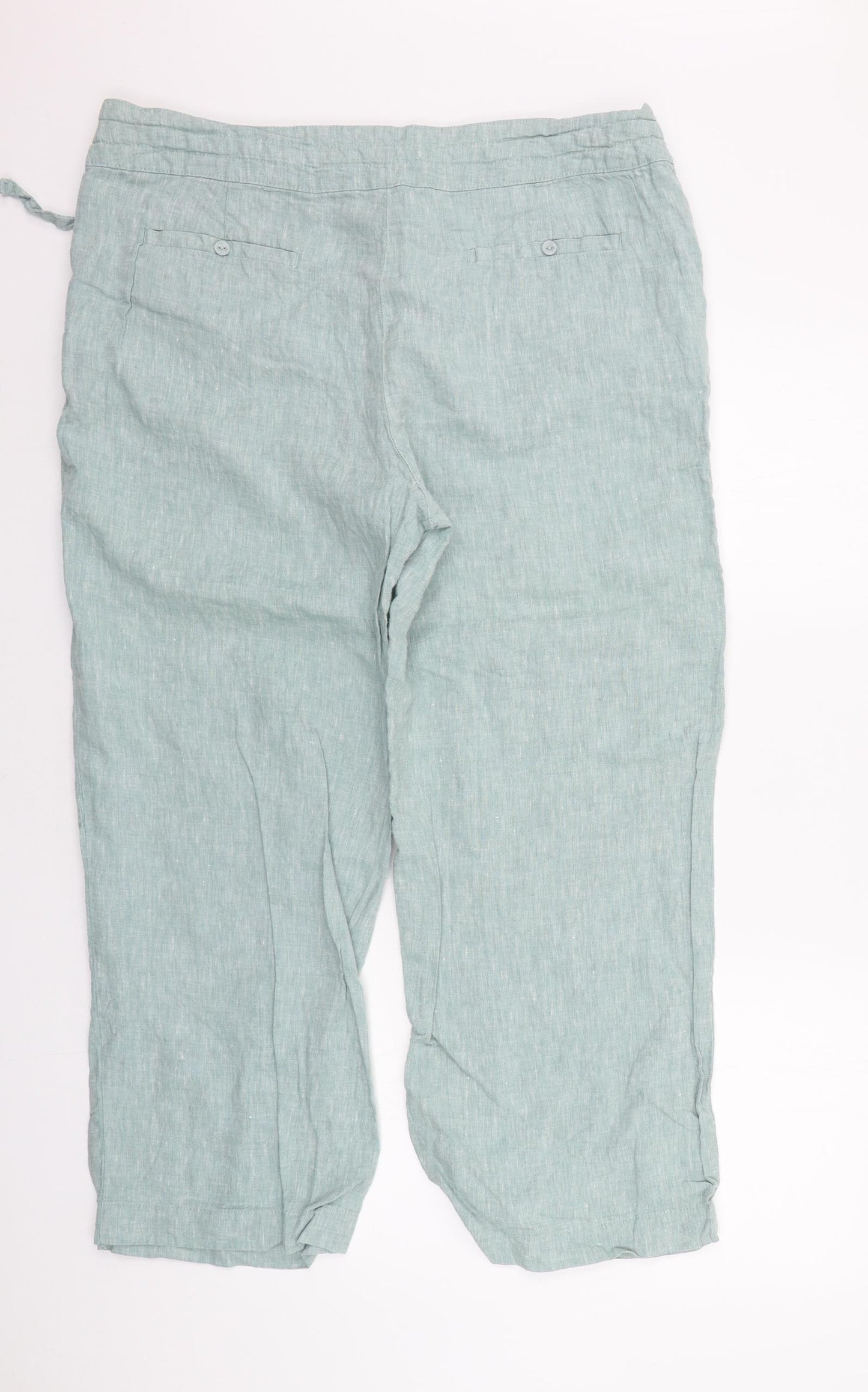 TU Womens Green   Trousers  Size 18 L25 in