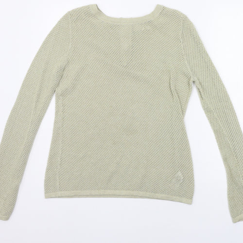 NEXT Womens Gold   Pullover Jumper Size 10