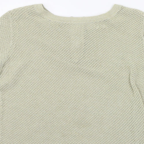 NEXT Womens Gold   Pullover Jumper Size 10