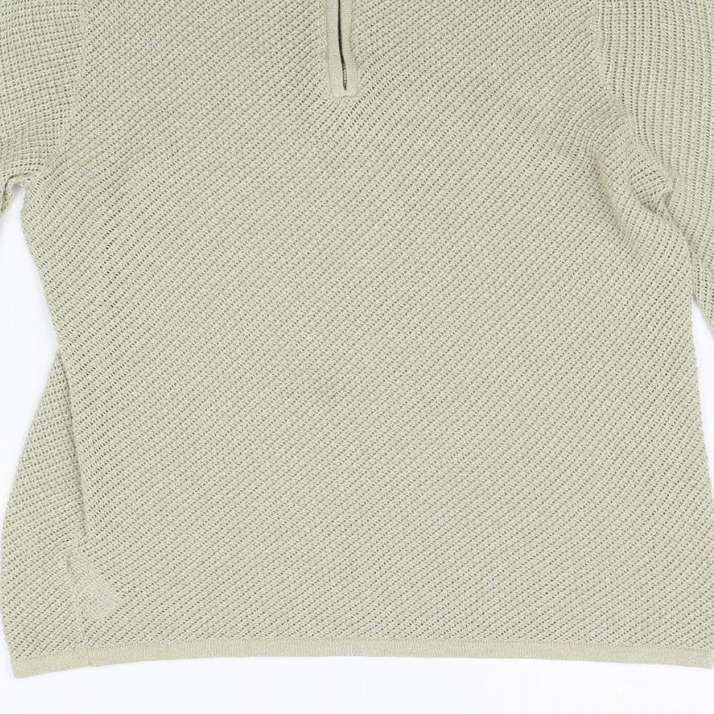 NEXT Womens Gold   Pullover Jumper Size 10