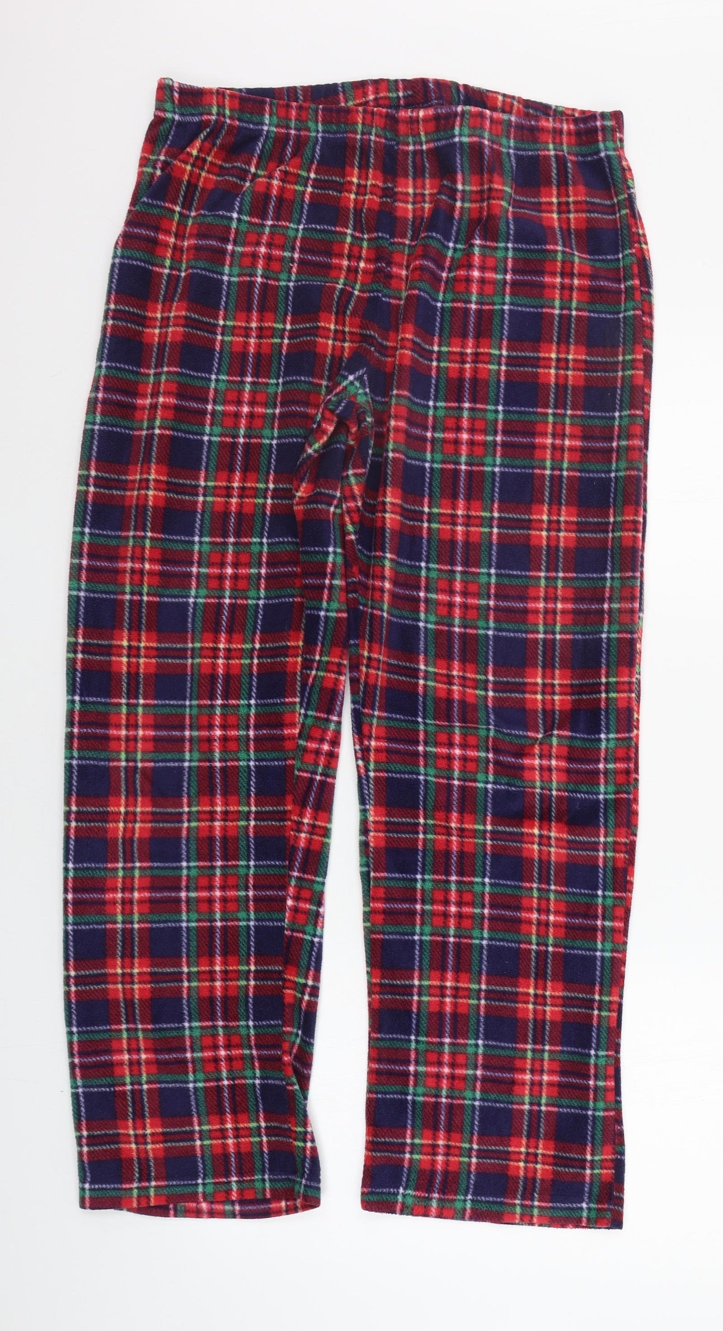 Style it up Womens Red Check  Top Pyjama Pants Size 12