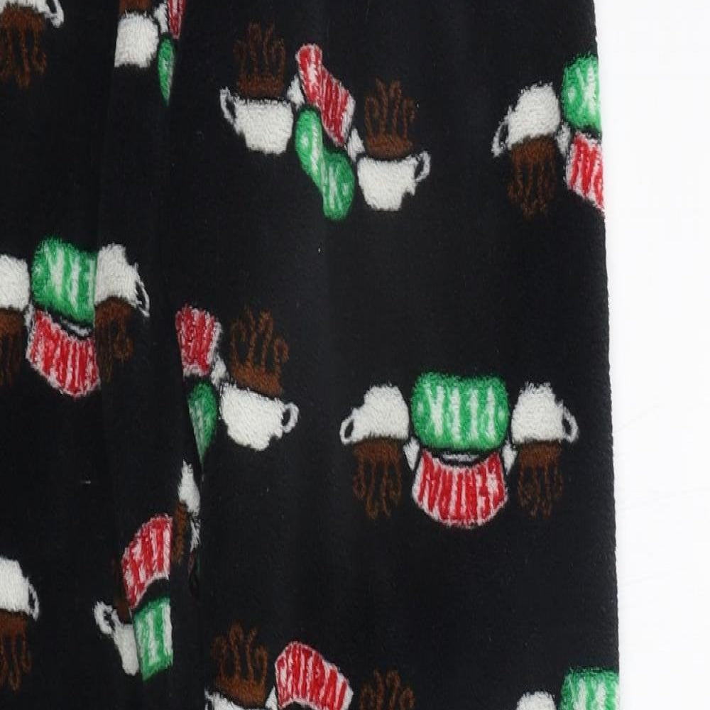Primark Womens Black Geometric  Top Pyjama Pants Size XS