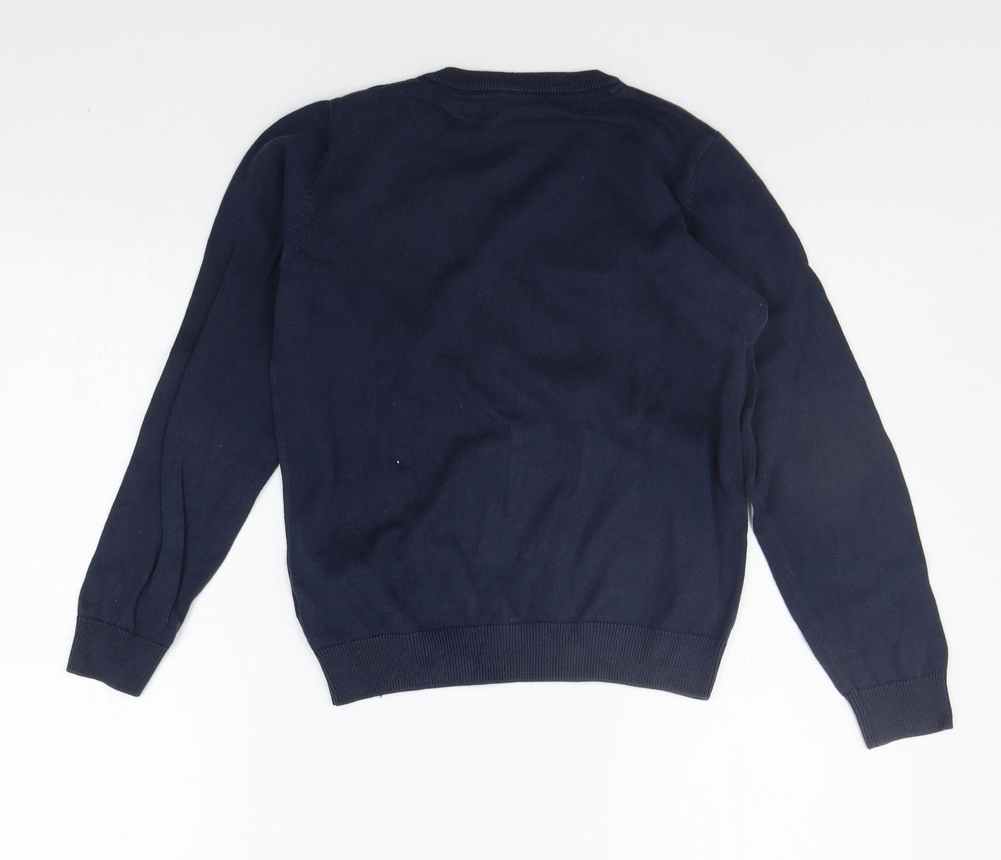 Marks and Spencer Girls Blue   Pullover Jumper Size 9-10 Years
