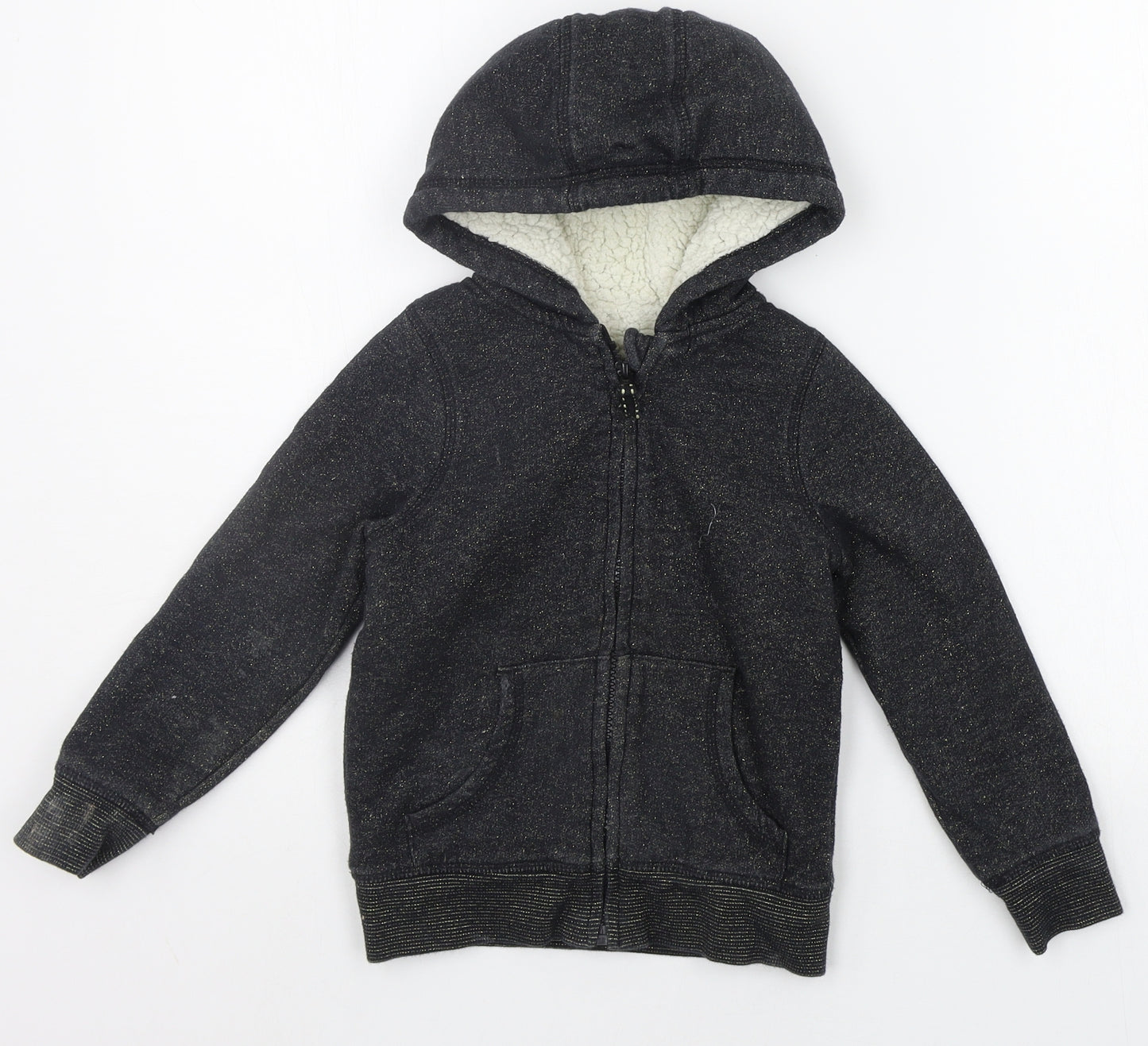 Nutmeg Boys Grey   Full Zip Hoodie Size 5-6 Years