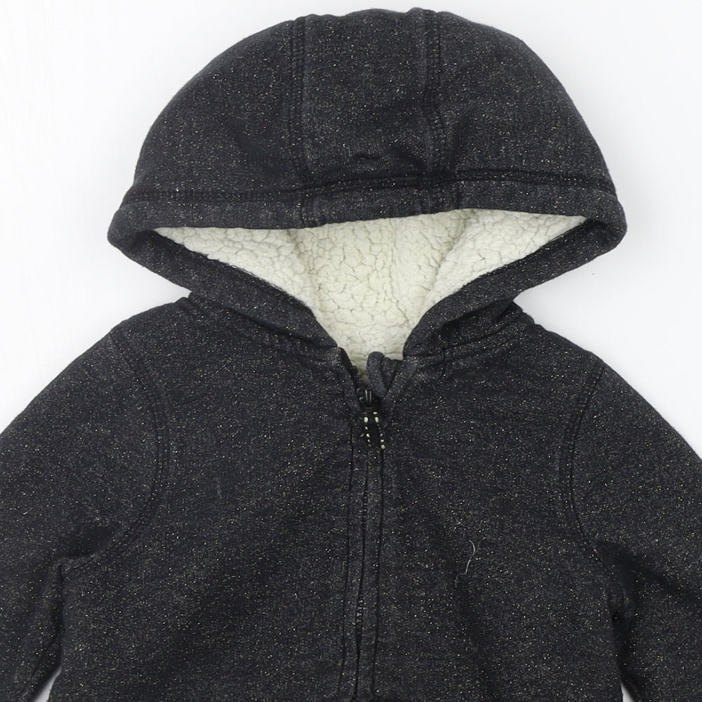 Nutmeg Boys Grey   Full Zip Hoodie Size 5-6 Years