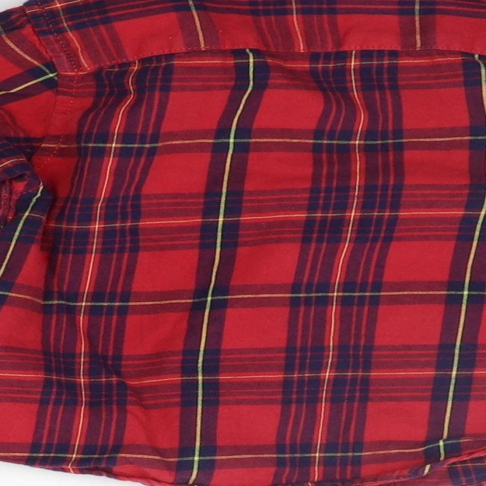 Blue Zoo Baby Purple Check  Basic Button-Up Size 18-24 Months