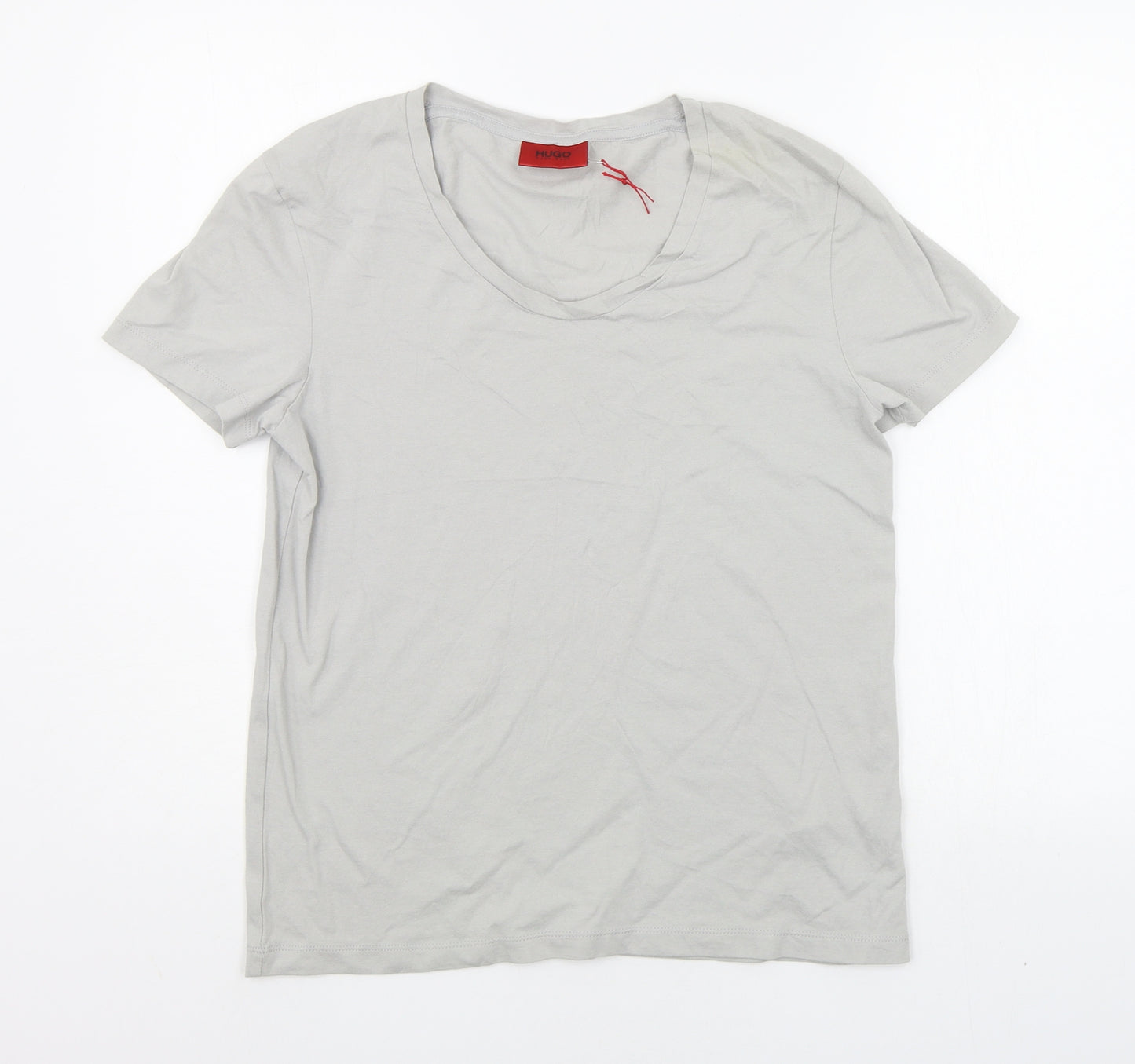 HUGO BOSS Womens Grey   Basic T-Shirt Size S