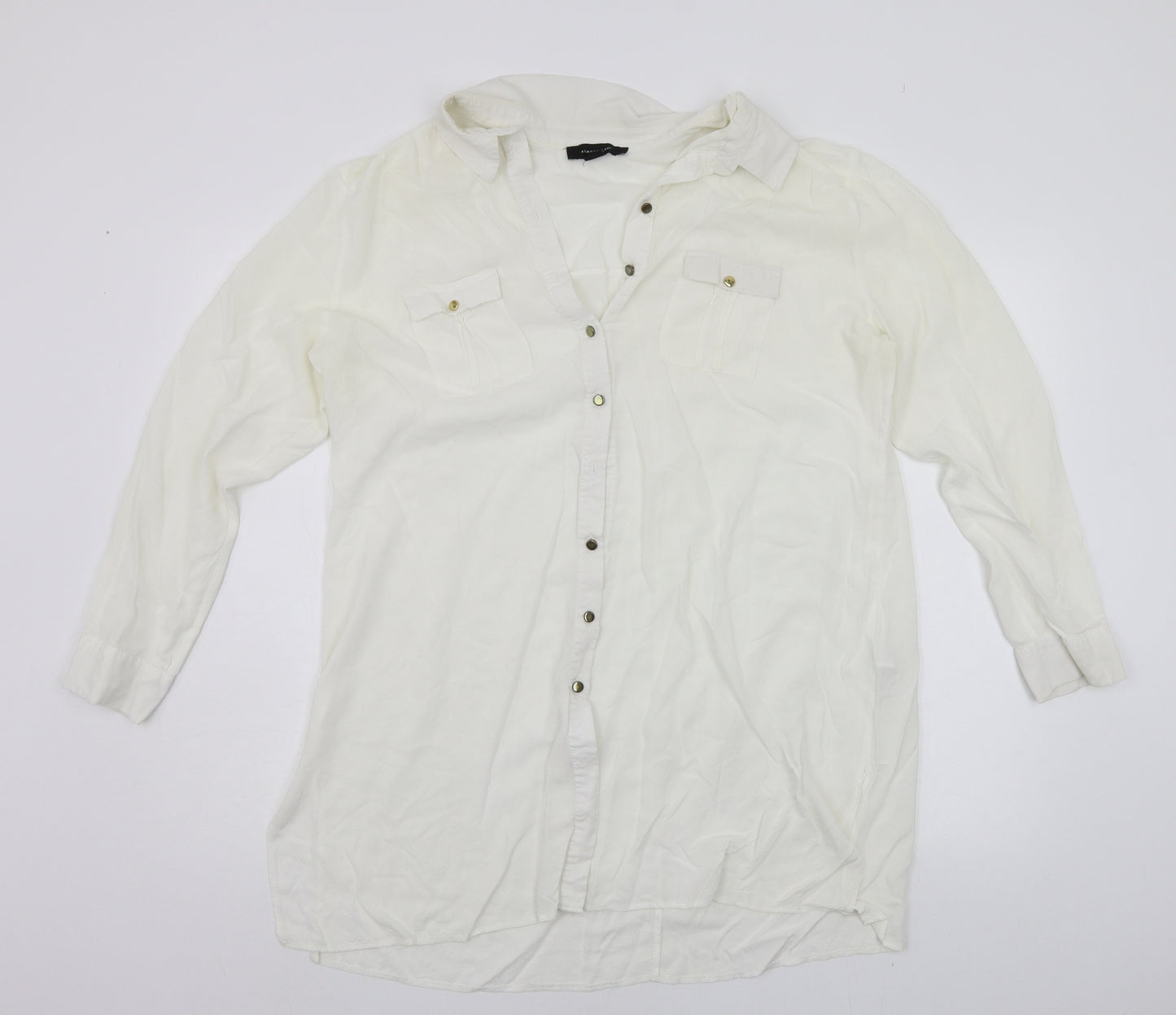 Atmosphere Womens White   Shirt Dress  Size 20