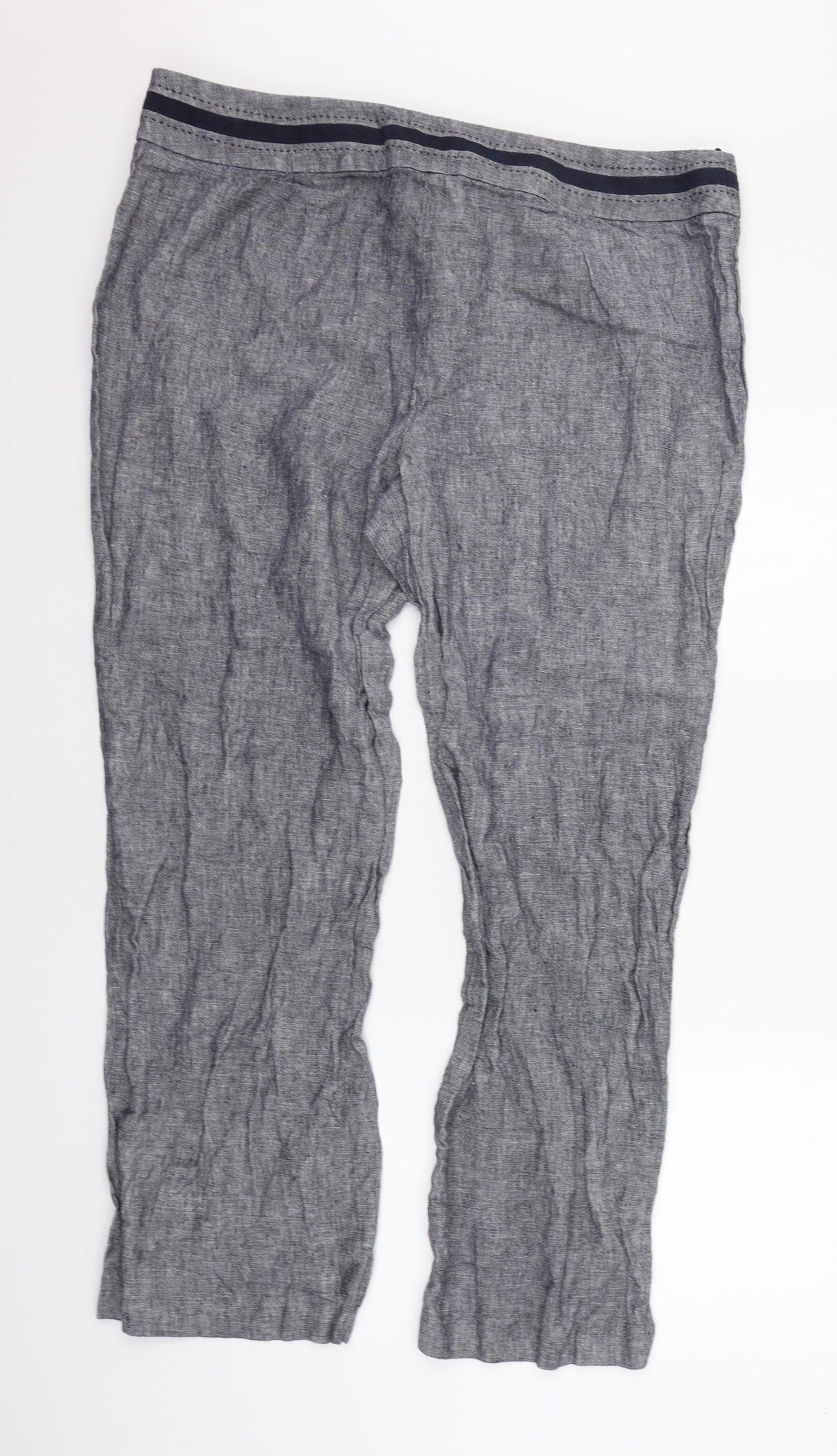 Marks and Spencer Womens Grey   Trousers  Size 20 L29 in