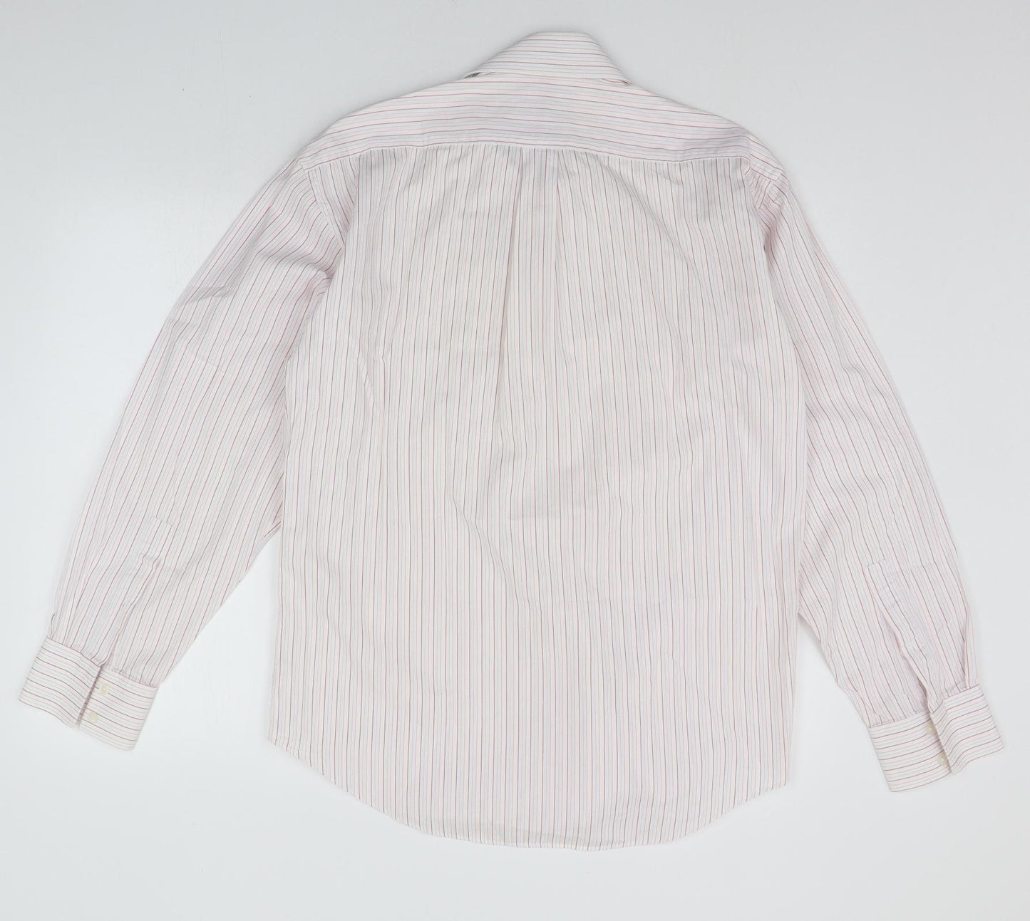 Yves Saint Laurent Mens Pink Striped   Button-Up Size M