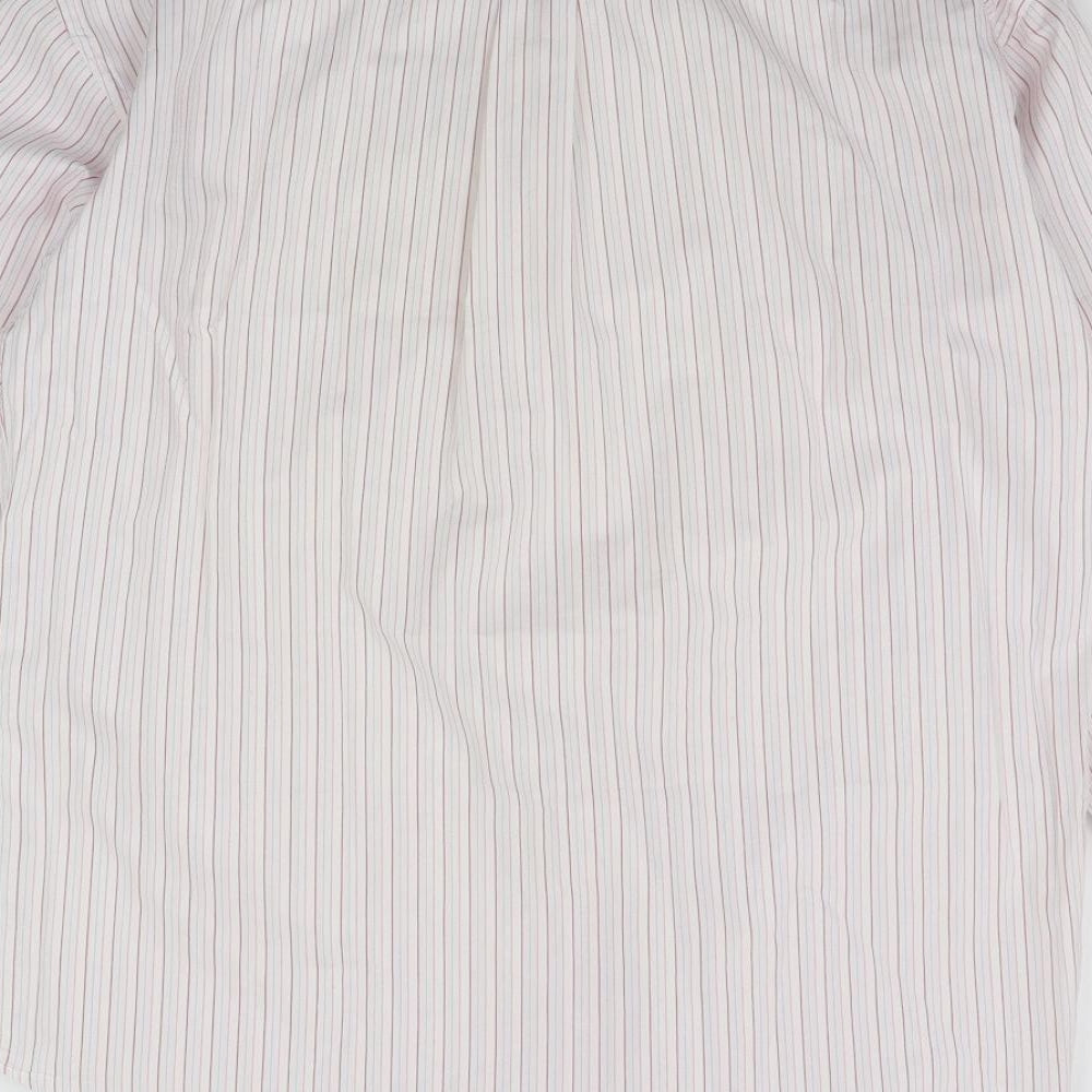Yves Saint Laurent Mens Pink Striped   Button-Up Size M