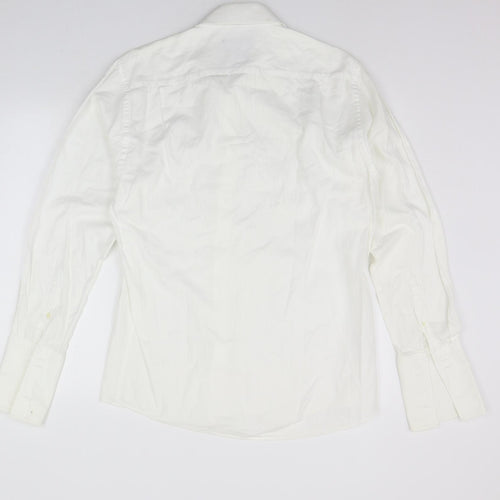 ARMANDO Mens White    Button-Up Size 15.5