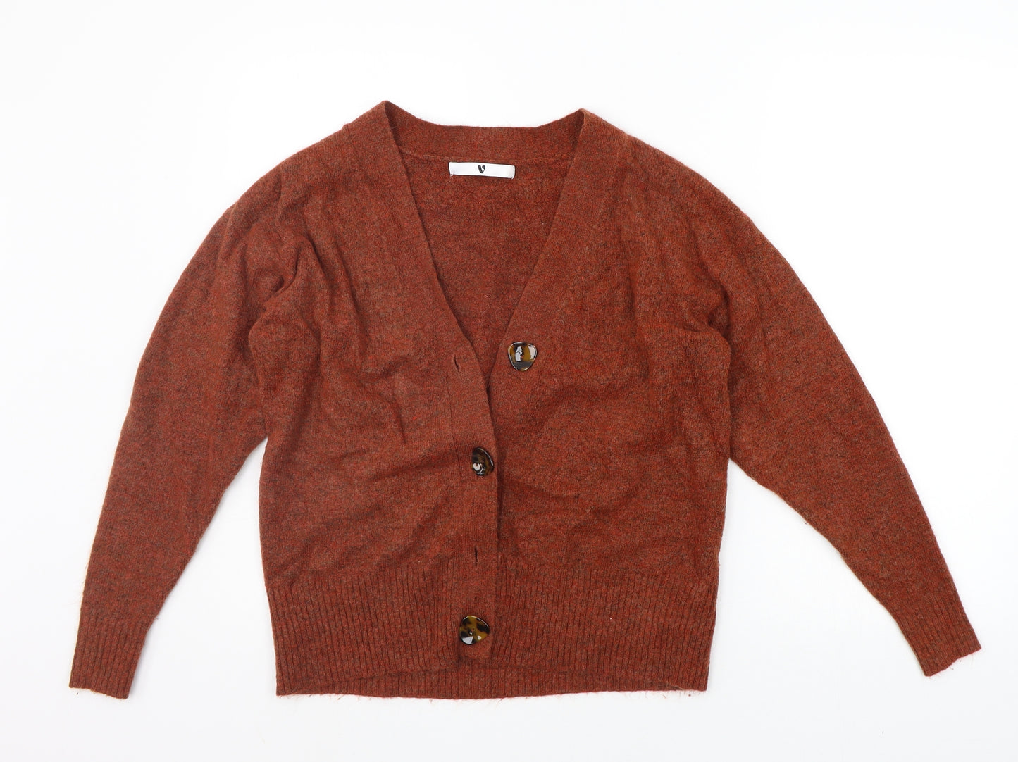 Very Womens Orange   Cardigan Jumper Size 8
