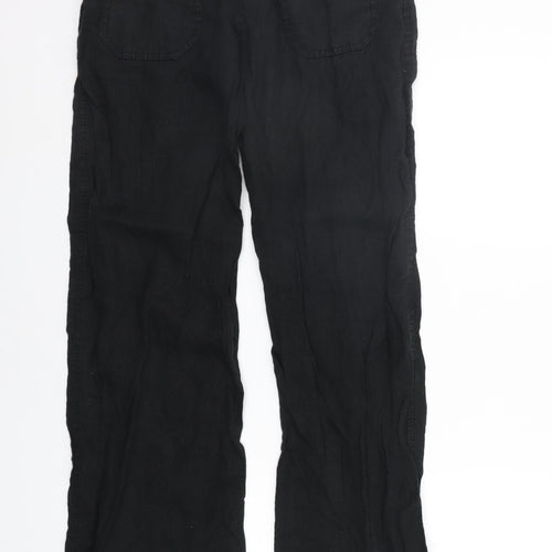 deniem co Womens Black   Trousers  Size 10 L30 in
