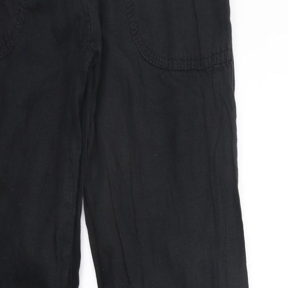 deniem co Womens Black   Trousers  Size 10 L30 in