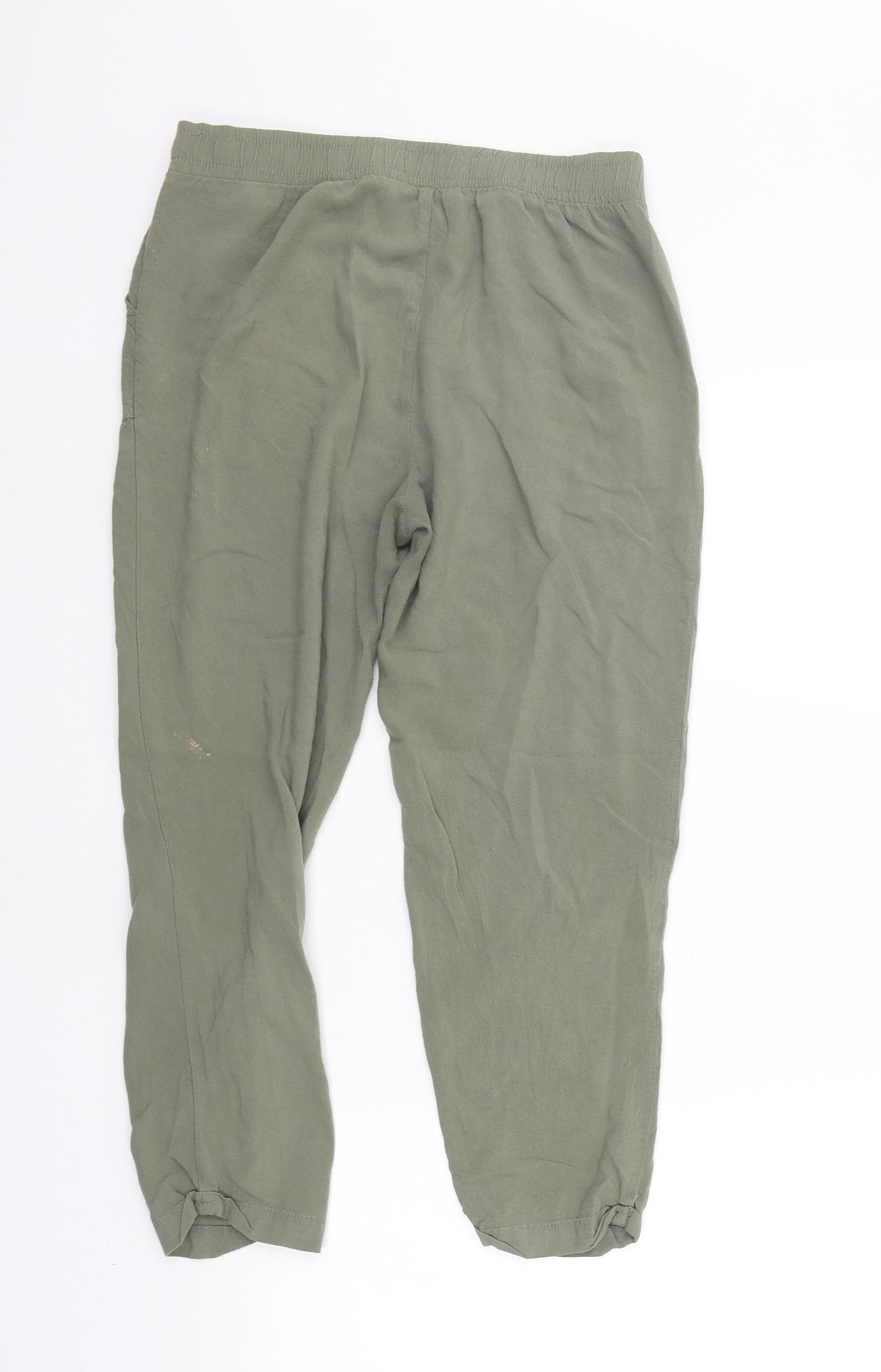 Primark Womens Green   Jogger Trousers Size 10 L21 in