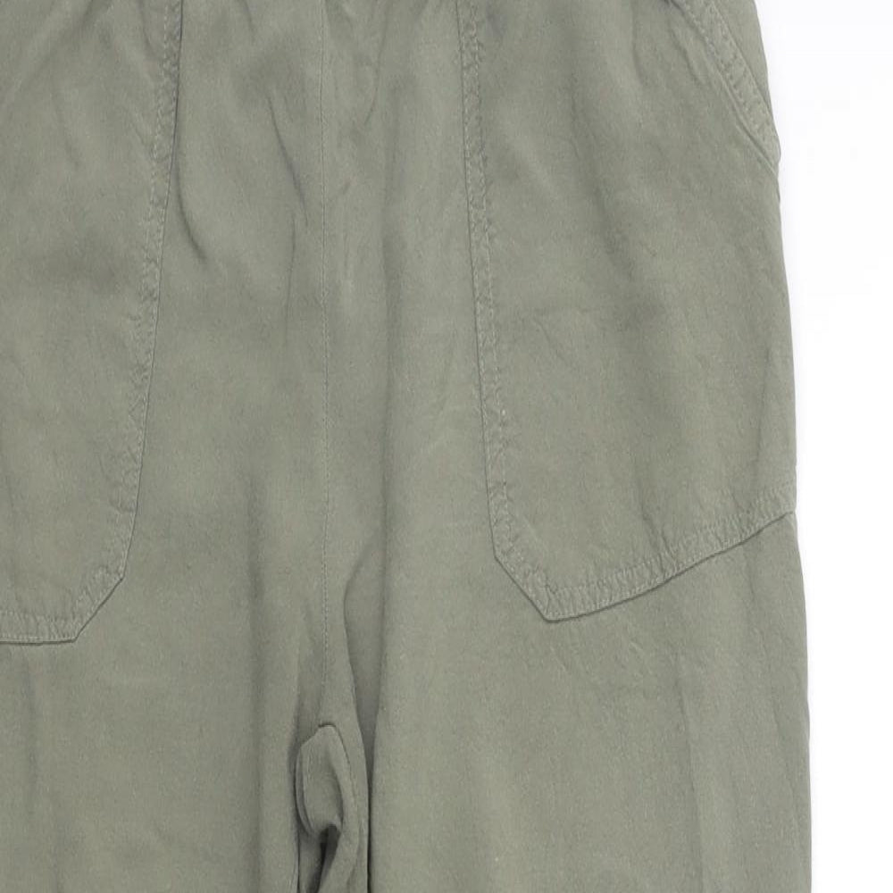 Primark Womens Green   Jogger Trousers Size 10 L21 in