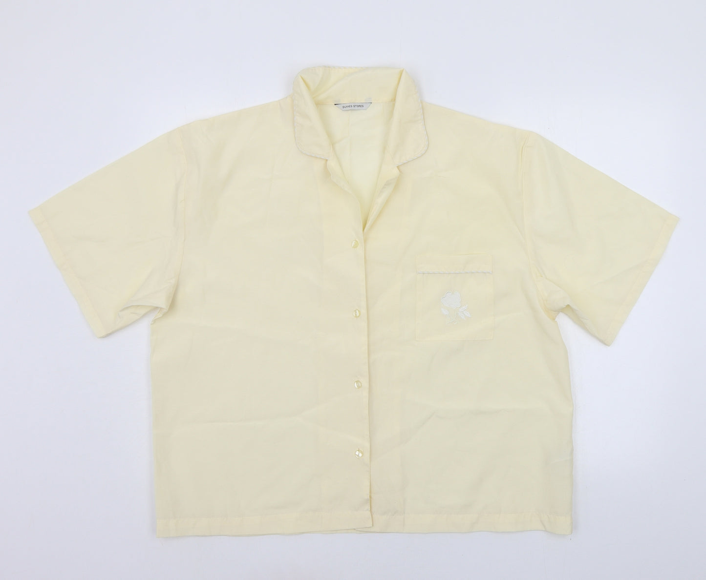 St Bernard  Womens Yellow   Basic Button-Up Size 18