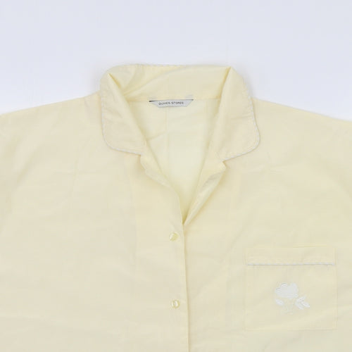 St Bernard  Womens Yellow   Basic Button-Up Size 18