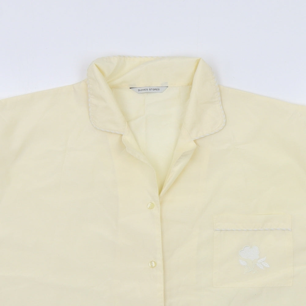 St Bernard  Womens Yellow   Basic Button-Up Size 18