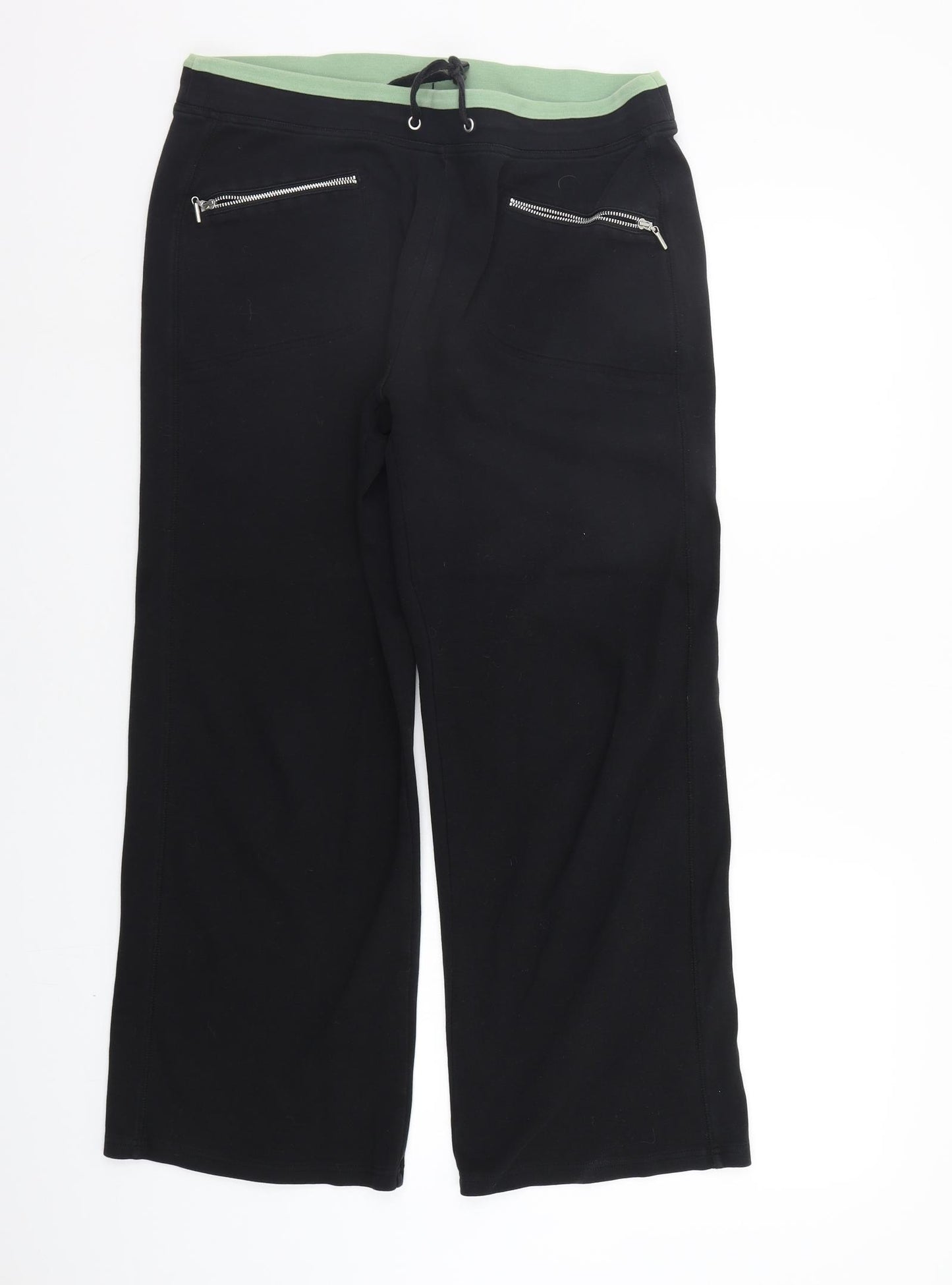 DEBNHAMS Womens Black   Jogger Trousers Size 14 L26 in