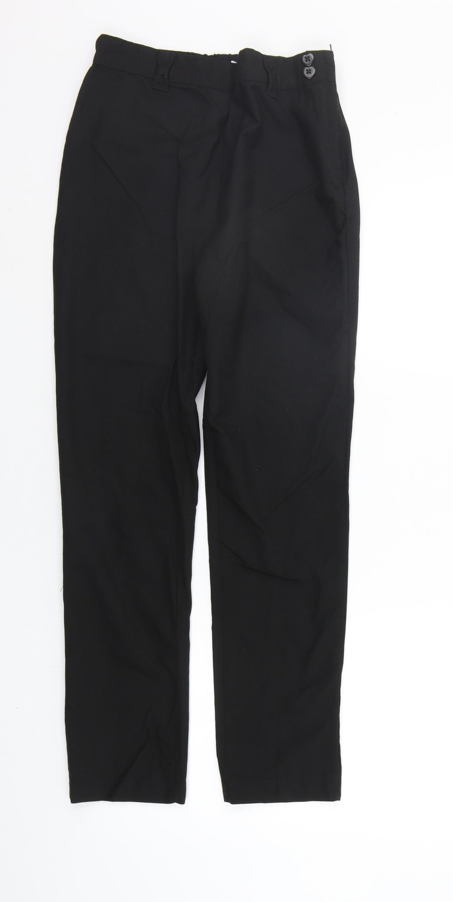 TU Girls Black Ikat  Chino Trousers Size 12 Years