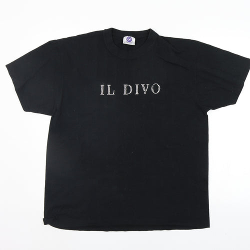 Starworld Womens Black   Basic T-Shirt Size L  - jem details