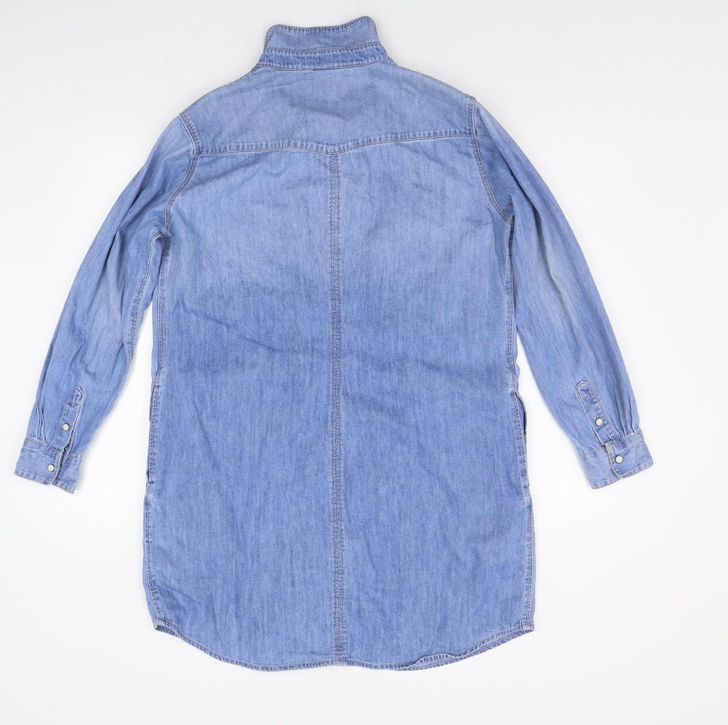 &DENIM Womens Blue   Shirt Dress  Size 14