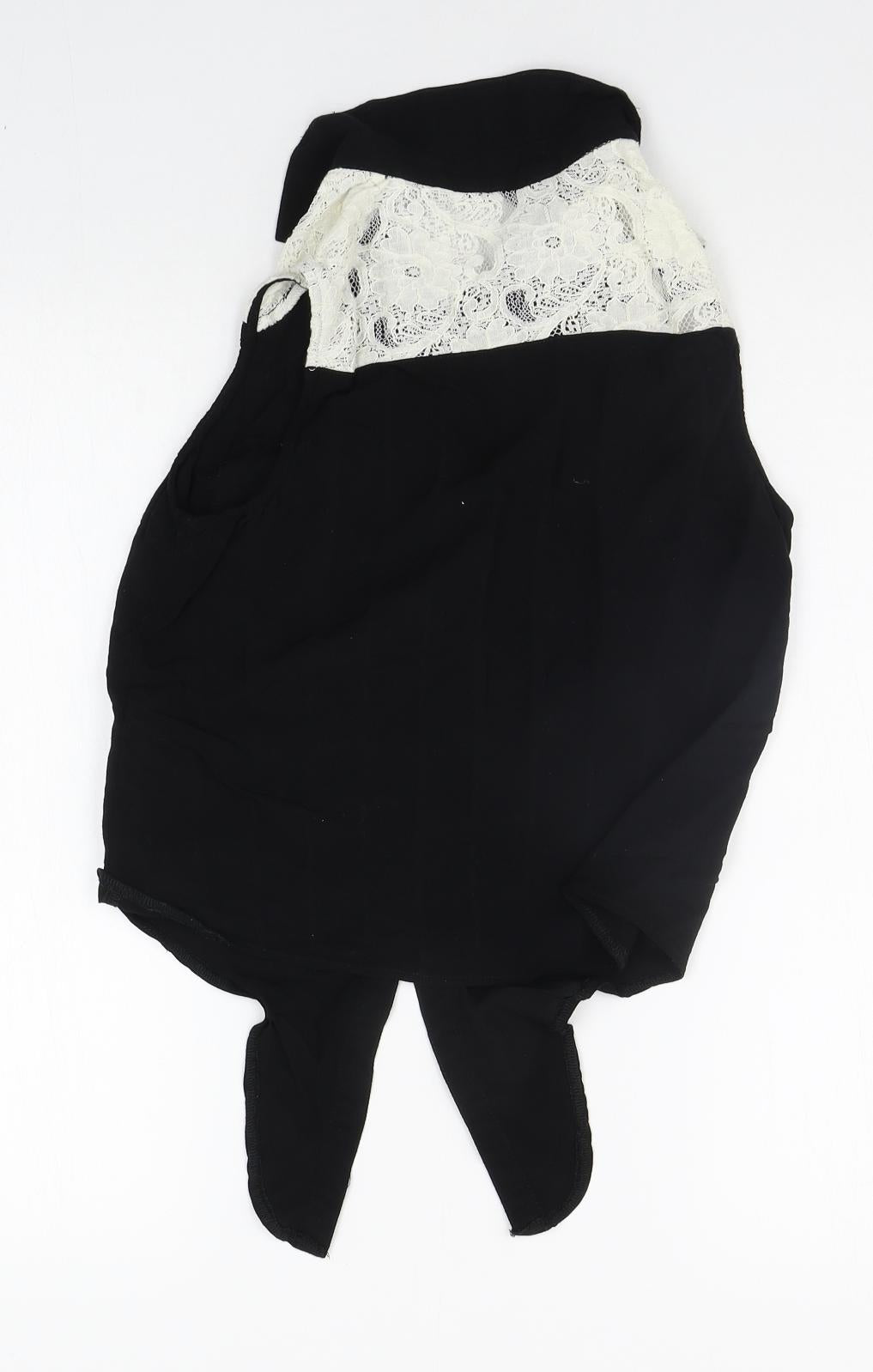 TALLY WEiJL Womens Black   Basic Button-Up Size S