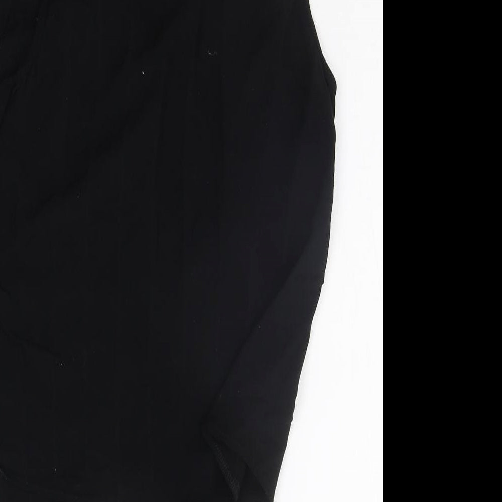TALLY WEiJL Womens Black   Basic Button-Up Size S