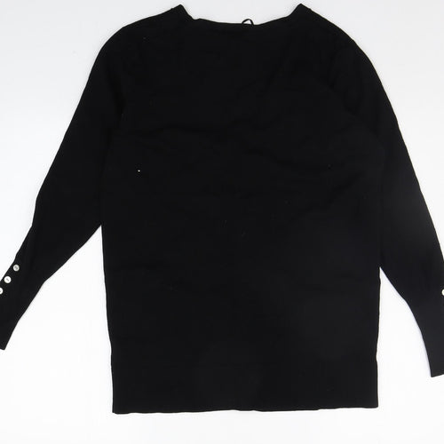 Papaya Womens Black   Cardigan Jumper Size 16