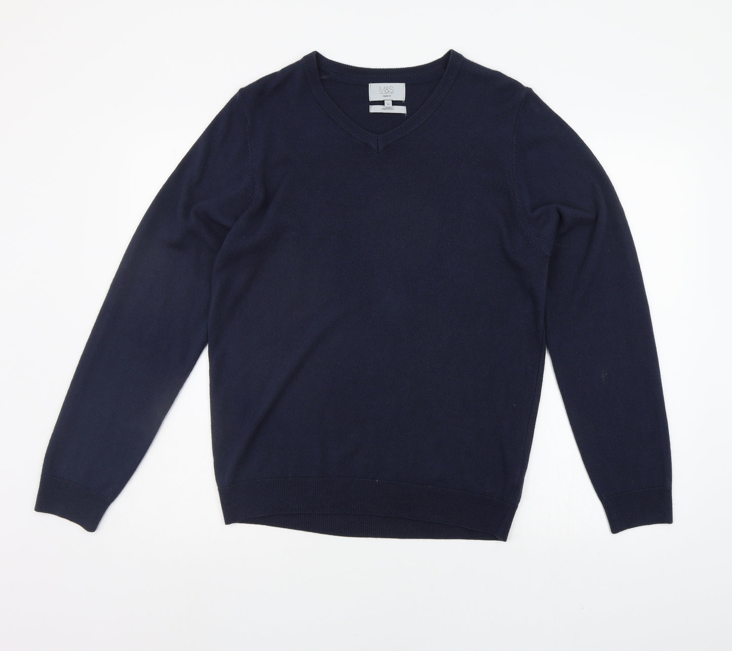Marks and Spencer Mens Blue   Pullover Jumper Size M