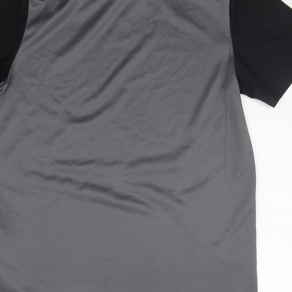 adidas Boys Black   Basic T-Shirt Size 11-12 Years
