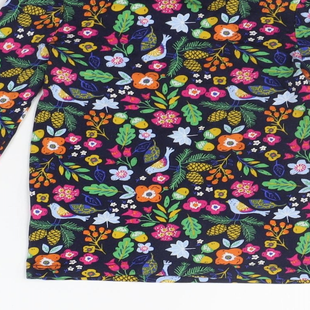 TU Boys Blue Floral  Basic T-Shirt Size 2-3 Years