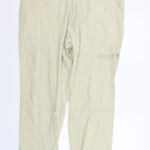Marks and Spencer Womens Beige   Trousers  Size 42 in L29 in