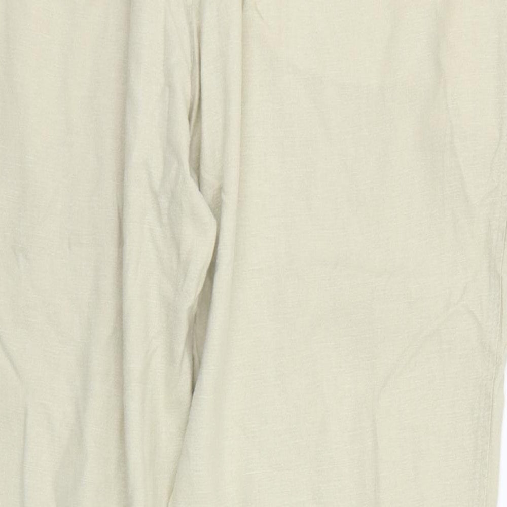 Marks and Spencer Womens Beige   Trousers  Size 42 in L29 in