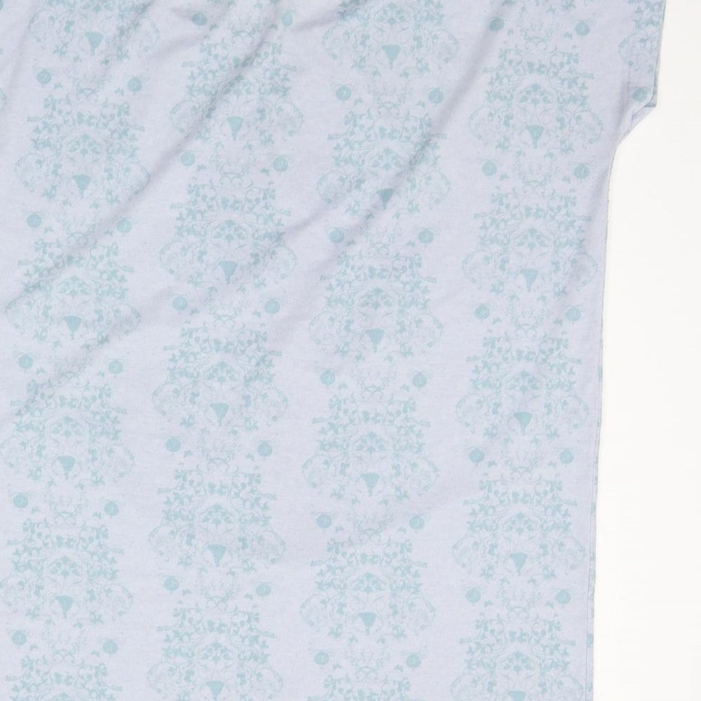 Disney Womens Blue Geometric  Top Pyjama Top Size XL