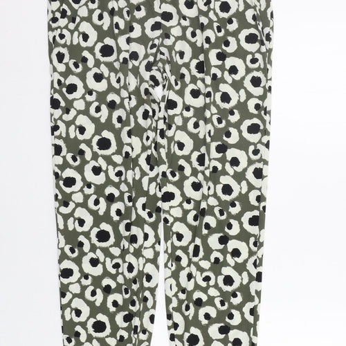 H&M Womens Grey Polka Dot  Jogger Trousers Size S L27 in