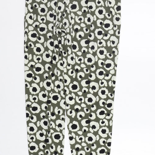 H&M Womens Grey Polka Dot  Jogger Trousers Size S L27 in