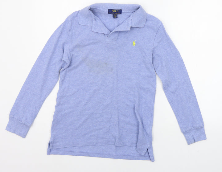 Polo Ralph Lauren Boys Blue Basic Polo Size M