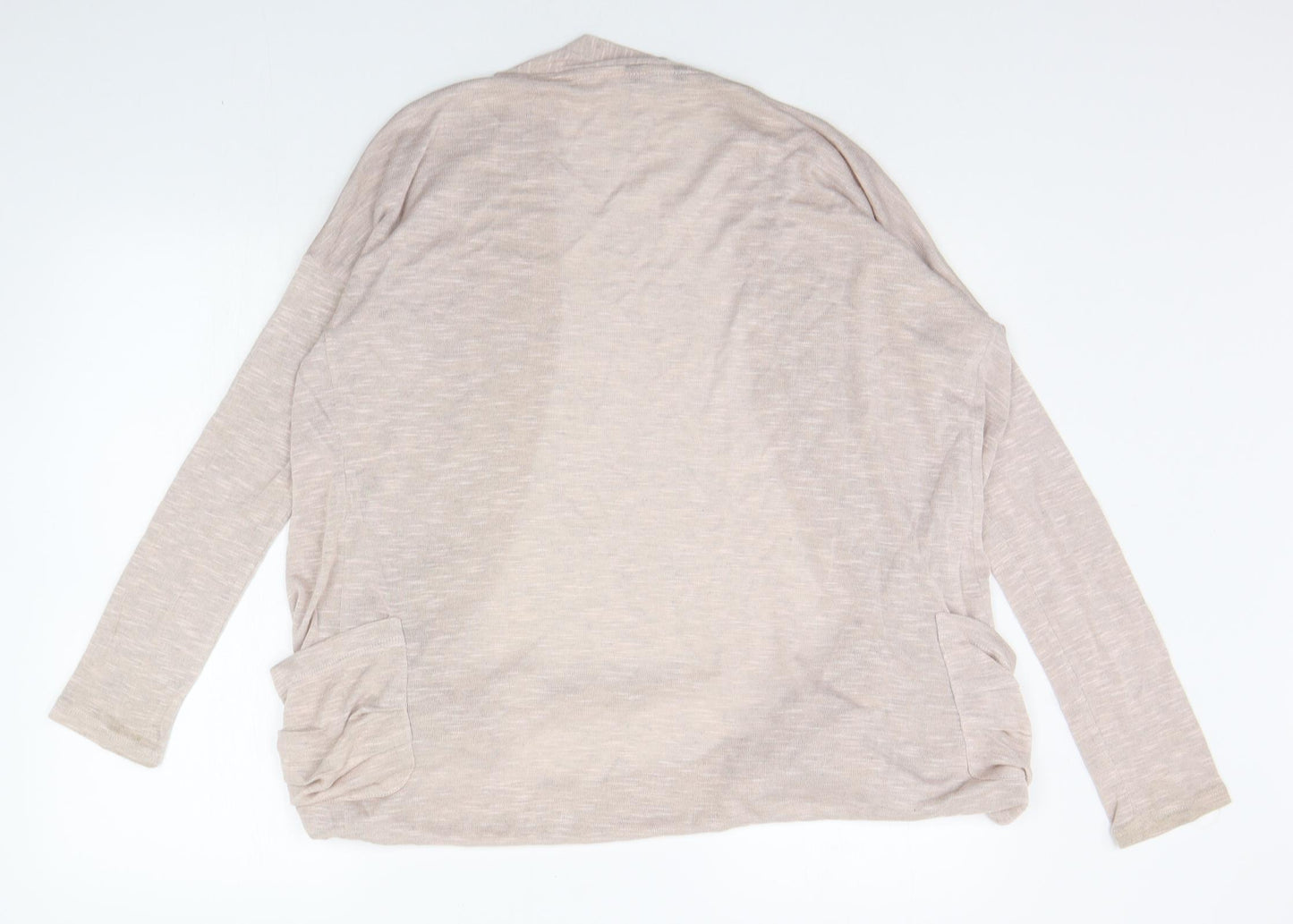 F&F Womens Beige   Cardigan Jumper Size 14