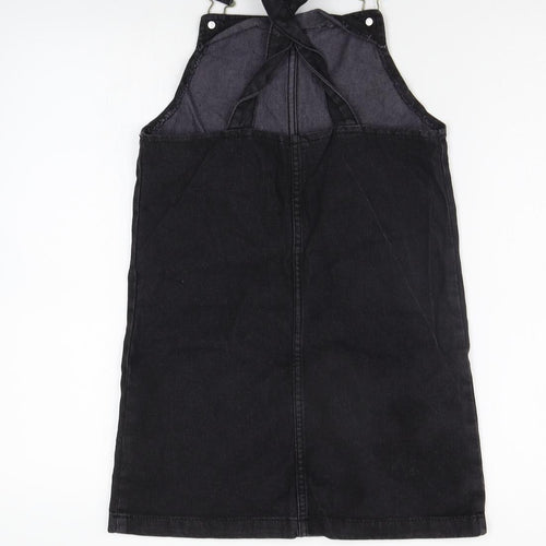 pEP&CO Girls Black   Dungaree One-Piece Size 10-11 Years