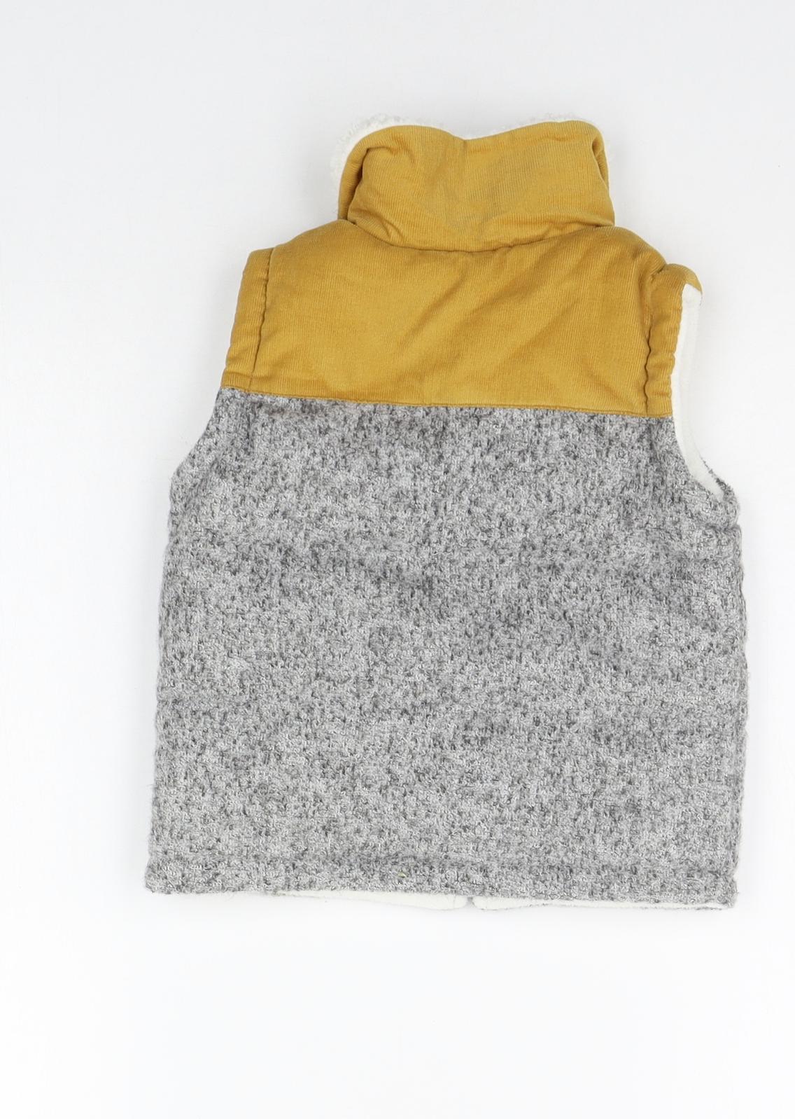 Nutmeg Baby Grey   Gilet Jacket Size 18-24 Months