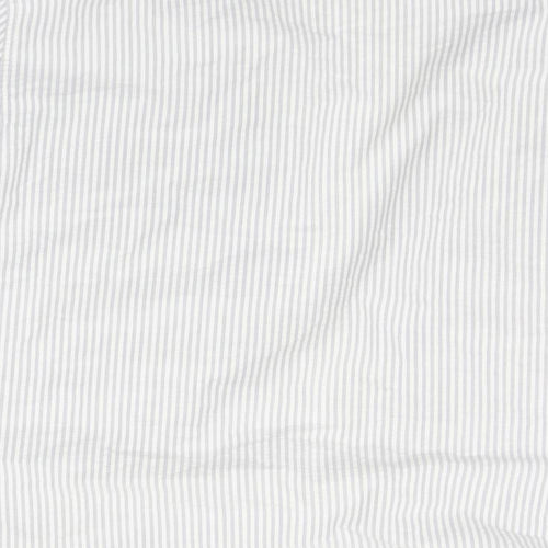 JEAN CHANCEL Womens White Striped  Cardigan Jumper Size 10