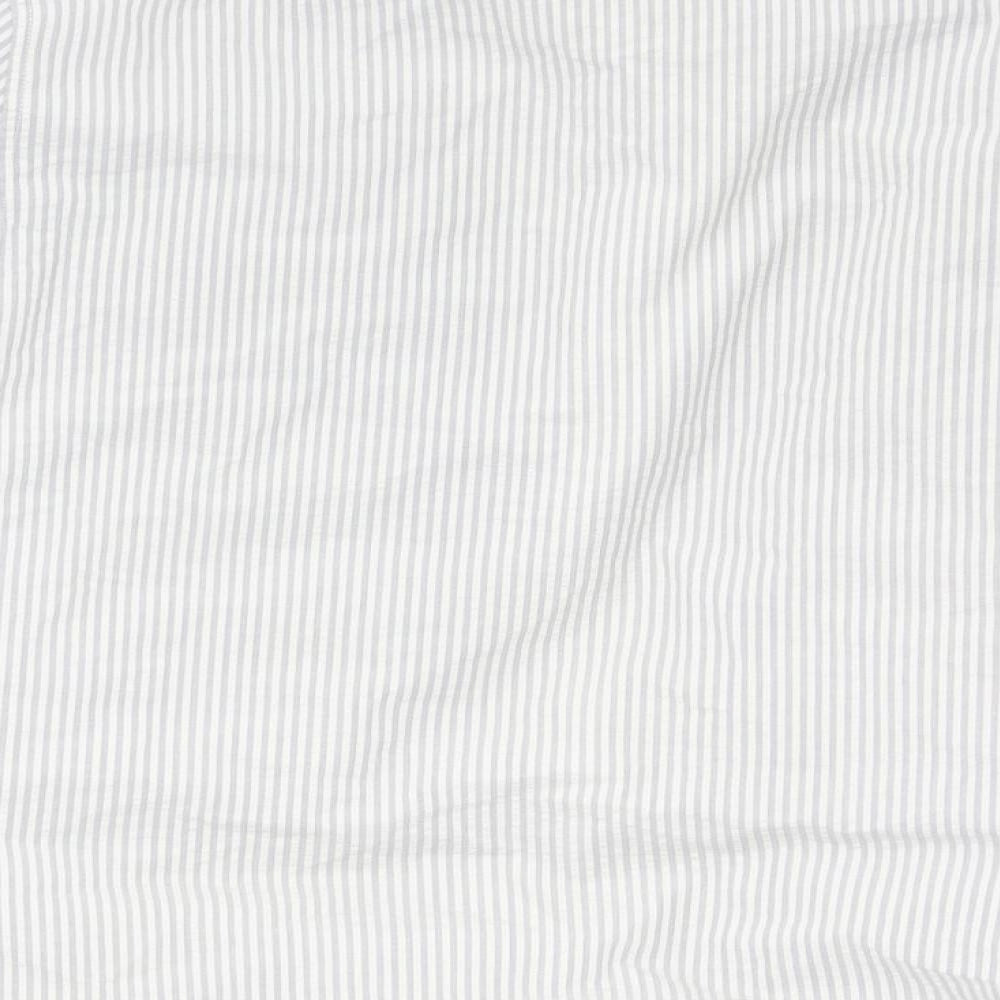 JEAN CHANCEL Womens White Striped  Cardigan Jumper Size 10