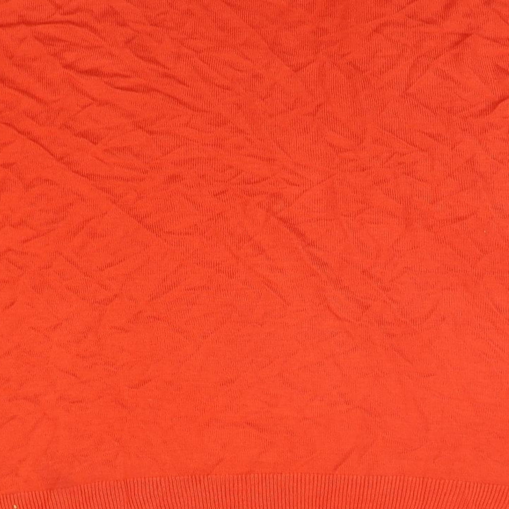 Peacocks Womens Orange   Pullover Jumper Size 20