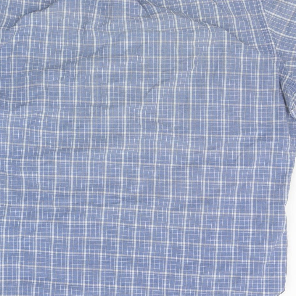 Polo Ralph Lauren Mens Blue Check   Button-Up Size L