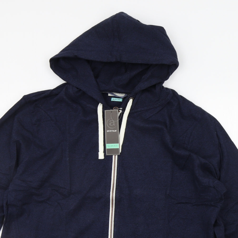 Avenue Mens Blue   Gilet Coat Size XL