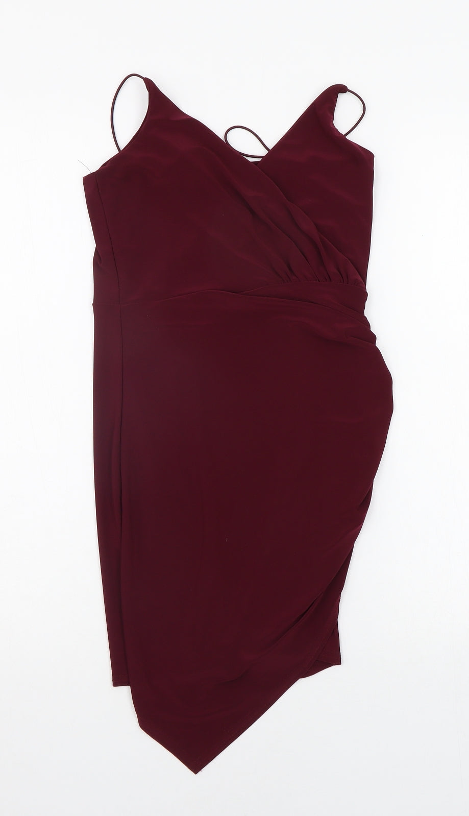 Boohoo Womens Purple   Basic Blouse Size 8